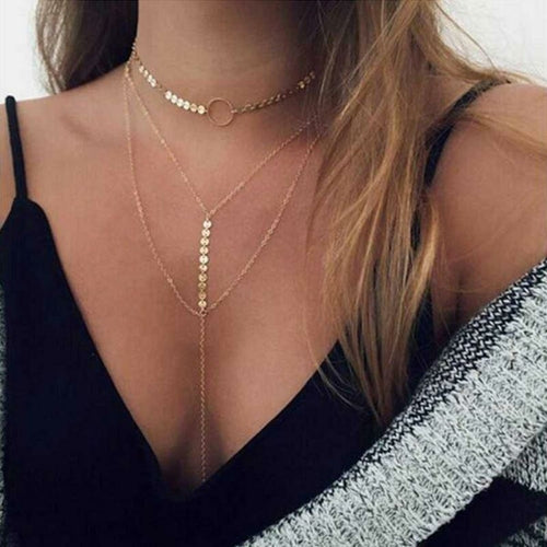 LUNÉCLAT – Collier Cercle d’Or